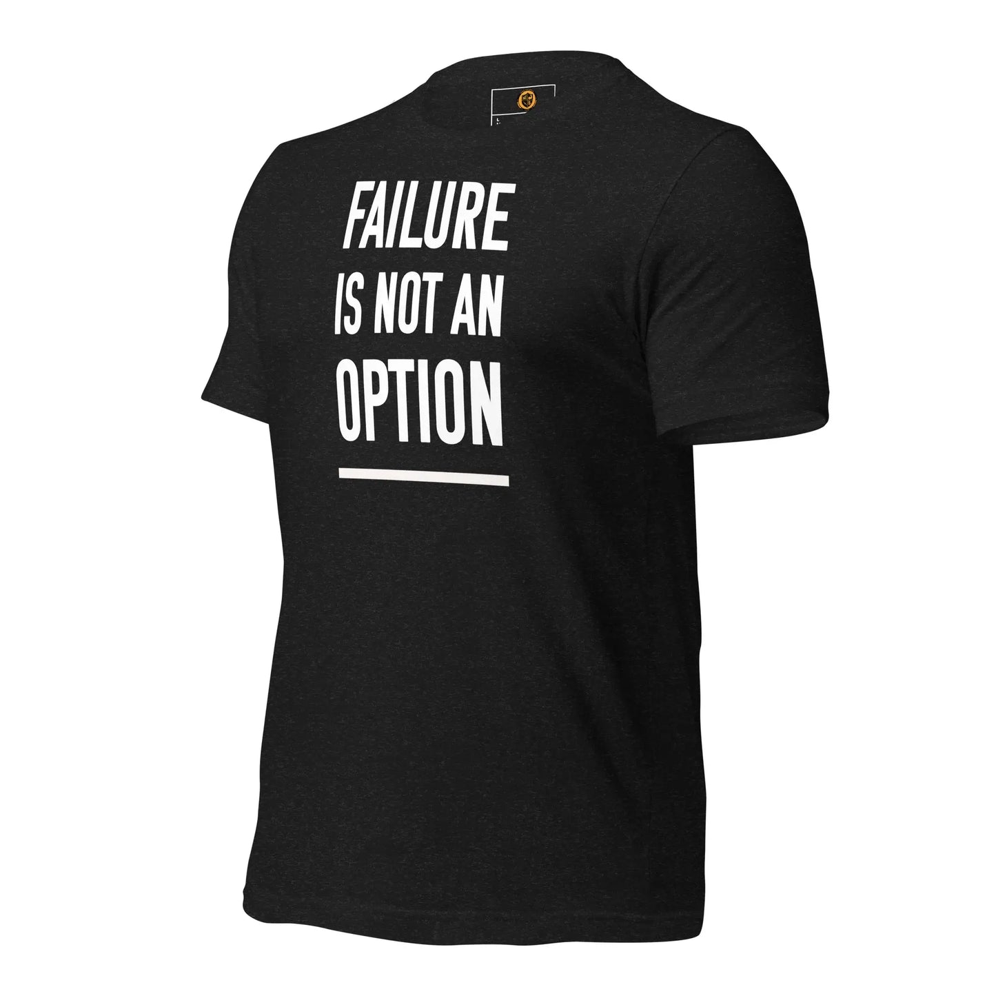 motivational-quote-t-shirt-failure-is-not-an-option-left-side