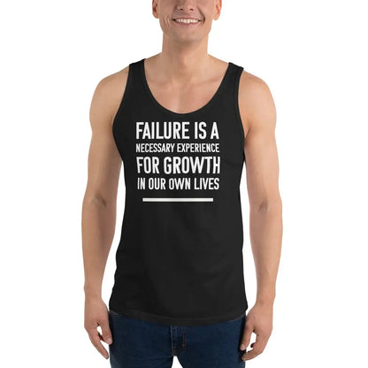 motivational-quote-tank-top-failure-is-a-necessary-experience-front