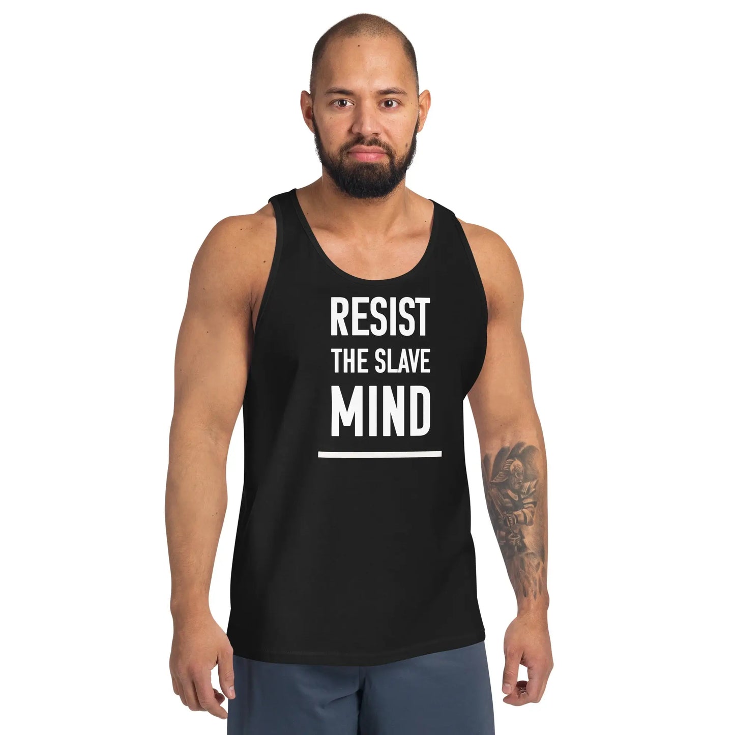motivational-quote-tank-top-resist-model
