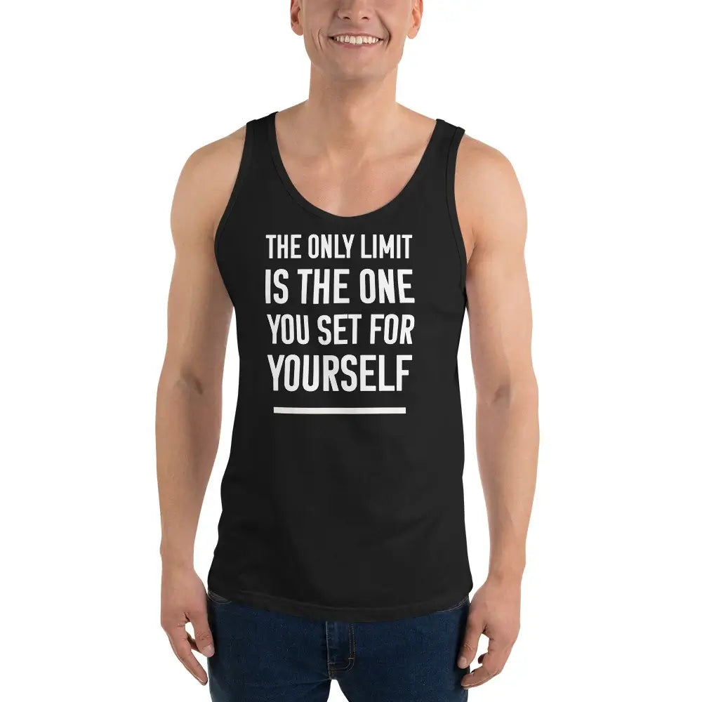 motivational-quote-tank-top-the-only-limit-front