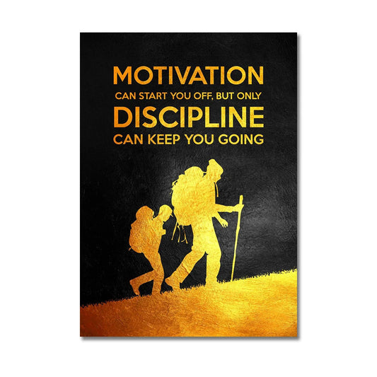 motivational-quote-wall-art-discipline-can-keep-you-going