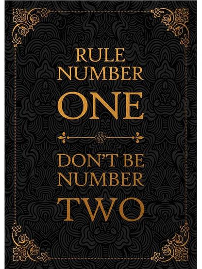 motivational-quote-wall-art-rule-number-one