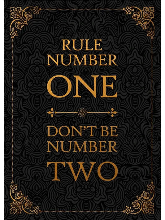 motivational-quote-wall-art-rule-number-one